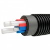 Утепленная труба для теплотрассы Usystems (Uponor) QUATTRO 2x25+25+20/175